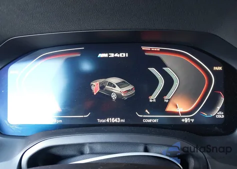 2020 BMW 3 Series M340I z USA, uszkodzony, nr VIN 3MW5U7J00L8B45533